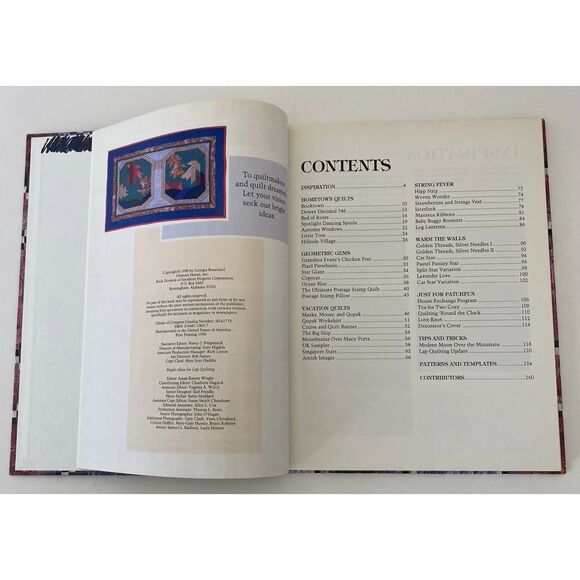 Lot of 2 Quilting by Georgia Bonesteel VTG Books Hardcover - Picture 9 of 15